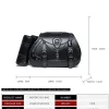 pour handa hsuzuki yamaha bmw moto sacs de selle pochette mallette de rangement côté bagages réservoir valise étanche en cuir pu