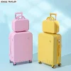 valise de voyage à roulettes pour femme, ensemble de bagages à roulettes, sac de cabine à main pour fille et étudiant, mode, 20 po, 22 po, 24/26 po