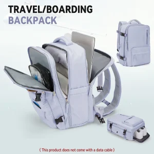 Sac à dos pour bagages à main 40x30x20, sac à dos de cabine de voyage pour dames, sac à dos étanche, sac à dos pour ordinateur portable à main pour hommes, sac