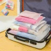 rangement pour vêtements, cube organisateur de bagages de voyage étanche, sacs d'emballage de valise 5 pièces
