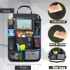 organisateur de dossier de siège de voiture, 9 poches de rangement avec écran tactile, support de tablette, protecteur pour enfants, accessoires de voiture