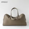 sac boston en cuir véritable pour femmes, sac à main à bandoulière polyvalent, fourre tout de banlieue, accessoire de mode pour dames, sac à main de luxe, nouveau