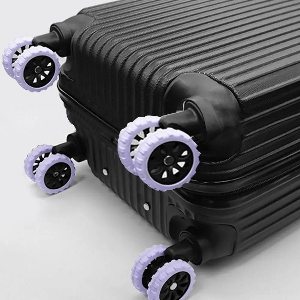 juste de protection des roues de valise en silicone, bagages de voyage universels, chaussures de roulette, usure des roues, protecteur de bruit, sap