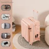 ko ku 2025 nouvelle mise à jour bagages multifonctionnels pour les enfants peuvent s'asseoir et monter les enfants porte bagages ouverture avant valise de voyage
