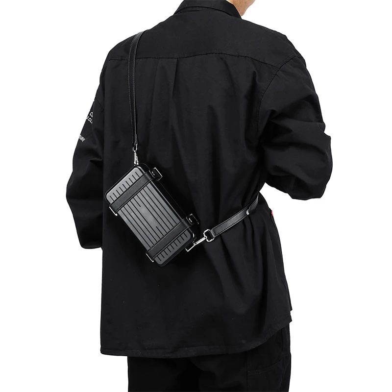 sac à main classique et élégant en forme de bagage rigide : cadeau de sac à bandoulière au design créatif