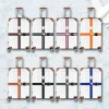 sangles de bagages réglables pratiques, élastiques portables, facile à voyager, ceinture réutilisable nécessaire, protège les articles d'accessoires de valise