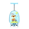 valise trottinette pour enfants avec dessin animé mignon valise sur roues sac chariot paresseux enfants cabine voyage bagage à roulettes sac de skateboard cadeau
