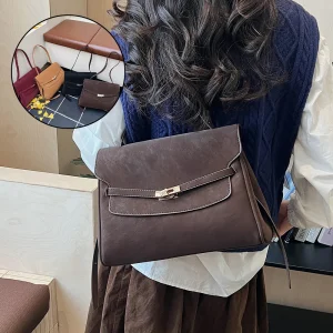 Sac à aisselles décontracté à la mode, nouveau Style élégant, sac à bandoulière tendance, tempérament Simple de couleur unie, sac à main