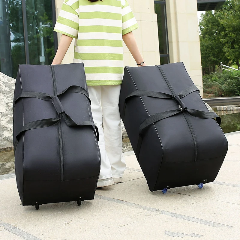camouflage luggage moving house big bag thick waterproof oxford cloth moving artifact large storage men's travel bags duffle bag