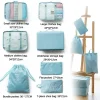 sac de voyage en poudre pour bagages, couverture, chaussures, organisateurs, valise, cubes d'emballage, ensemble de 7 pièces