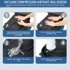 sac à dos à bagages compressé sous vide, sac à dos à main certifié pour avion, sac à dos multifonctionnel de grande capacité