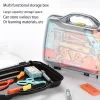valise à outils pour enfants, bricolage, maison d'assemblage, boîte de rangement d'outils de réparation de jouets