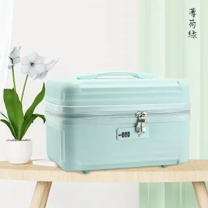 Mini valise de voyage légère, boîte cosmétique, bagage à main étanche, trousse de maquillage, étui d’embarquement portable, 14/16 pouces