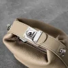 sac à main de luxe en cuir véritable pour femme, cuir de vachette mars, serrure argentée, petit sac initié, tendance, haute qualité, nouveau, mode 2025