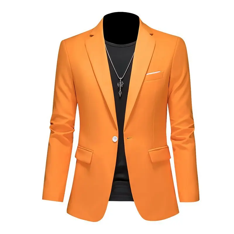 blazer formel pour hommes, vestes trempées solides, blazers d'affaires décontractés, mode masculine, fête de mariage, grande taille, 6xl m, printemps