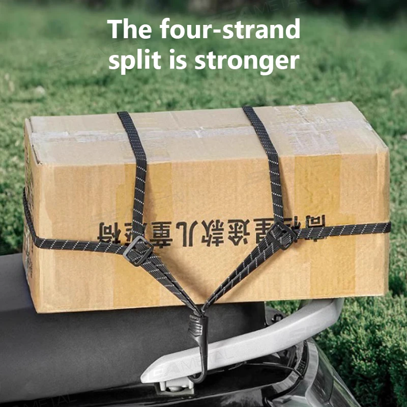 blalion sangle de bagage pour moto valise élastique universelle avec crochet de sécurité casque polyvalent Équipement en maille transport durable Élégant