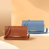 sac à main multi cartes pour femme, portefeuille coréen, grande capacité, sac lancé décontracté, paquet de téléphone portable, mode, nouveau style