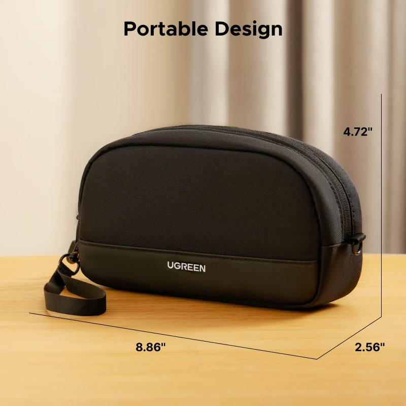ugreen sac de rangement étui organisateur sac taille s/m pour ordinateur portable adaptateur secteur hub écouteur câble chargeur pc numérique ordinateur portable accessoires