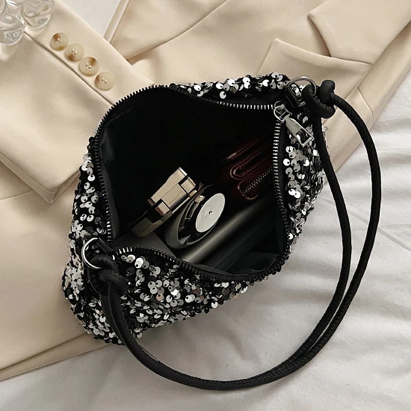 sac à main tendance populaire pour femmes dans un nouveau style, version coréenne, populaire parmi les canaux, sac à bandoulière à paillettes, polyvalent et sui