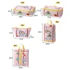 sac de rangement de voyage de grande capacité, mignon, étanche, dessin animé, vêtements portables, sous vêtements, chaussures, sac de rangement de bagages avec fermeture éclair