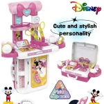 Valise Disney dessin animé mignon et élégant personnalisé princesse cuisine maquillage médecin playset jouet, idéal comme cadeau de vacances