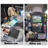 organisateur de dossier de siège de voiture, 9 poches de rangement avec écran tactile, support de tablette, protecteur pour enfants, accessoires de voiture