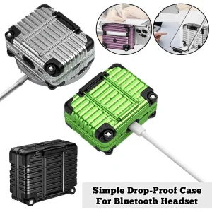 Valise individuelle à la mode pour Airpods 4 3 2 Pro, étui de protection pour bagages tendance pour Airpods1/2/pro2, étui pour écouteurs anti-chute Valise individuelle à la mode pour Airpods 4 3 2 Pro, étui de protection pour bagages tendance pour Airpods1/2/pro2, étui pour écouteurs anti-chute 