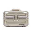 vescovo 14 "17 pouces en aluminium continuer petite valise cabine dure trousse à cosmétiques bagage furtif
