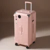 valise à tige de traction pour étudiants, capacité surdimensionnée, frein de 28 pouces, roue universelle, bagage de voyage, mot de passe pour hommes et femmes, boîte de voyage de 32 pouces