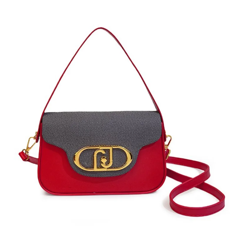 sac à bandoulière de luxe pour femmes, fabriqué en cuir fin, élégant, vintage, léger, doux, aspect raffiné au quotidien 