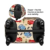 housse de bagage personnalisée lightning mcqueen, housse de protection élastique pour valise de voyage, costume pour 18 32 pouces