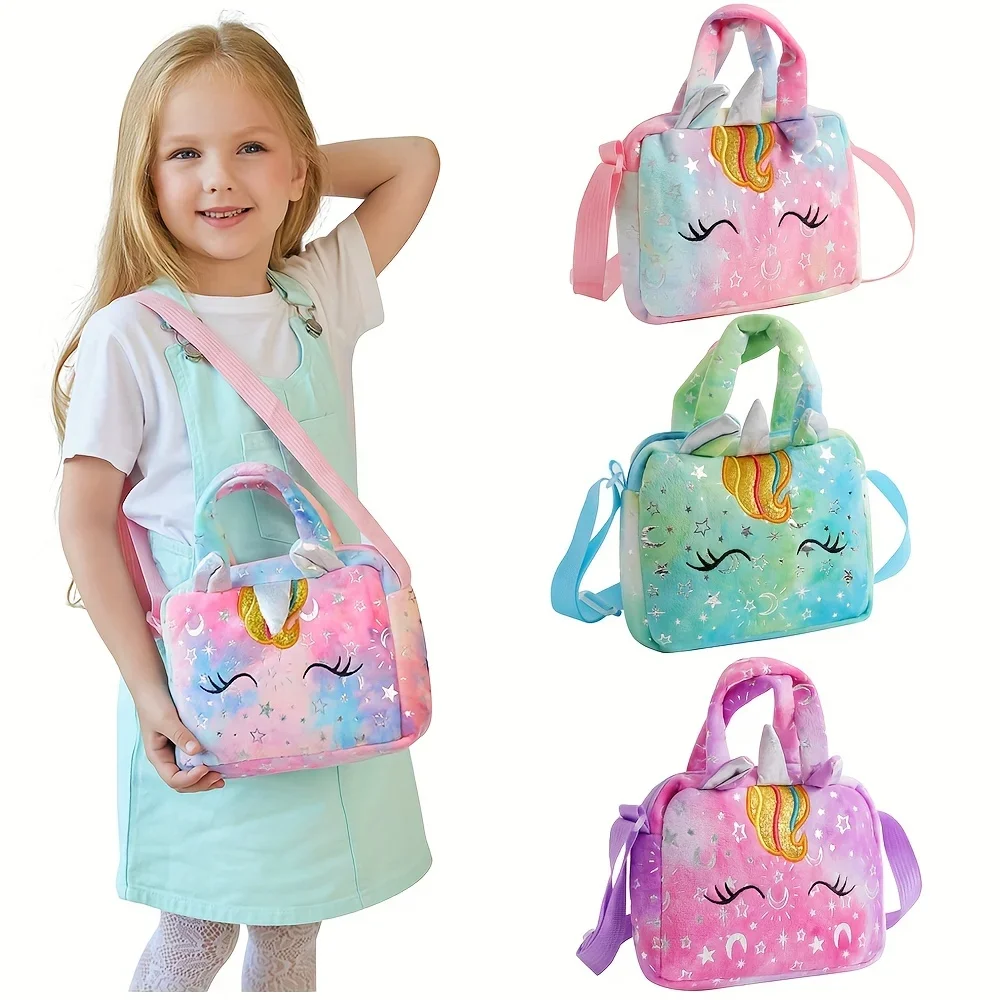 Sacs à main licorne douce pour filles, sac à bandoulière mignon pour enfants, cadeau de fête d’anniversaire pour petites filles, petit sac à main Sacs à main licorne douce pour filles, sac à bandoulière mignon pour enfants, cadeau de fête d’anniversaire pour petites filles, petit sac à main