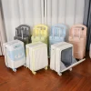 bagage maman pour promenades avec les enfants, valise trolley parent enfant de type poussoir, bagage pour enfants montable, valise à main de 20 pouces