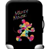 housse de protection pour bagages disney mickey, housse de valise élastique épaisse de dessin animé, boîtier de chariot de 18 à 32 pouces, accessoires de voyage