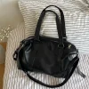 sac fourre tout en cuir pour femme, sac à main de simplicité, solide, vintage, initié, sac messager pour femme, mode