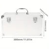 pièces de valise en aluminium, conteneurs de toilette, jouet dur, organization de garage, rangement, boîtier de verrouillage en métal portable sans éponge