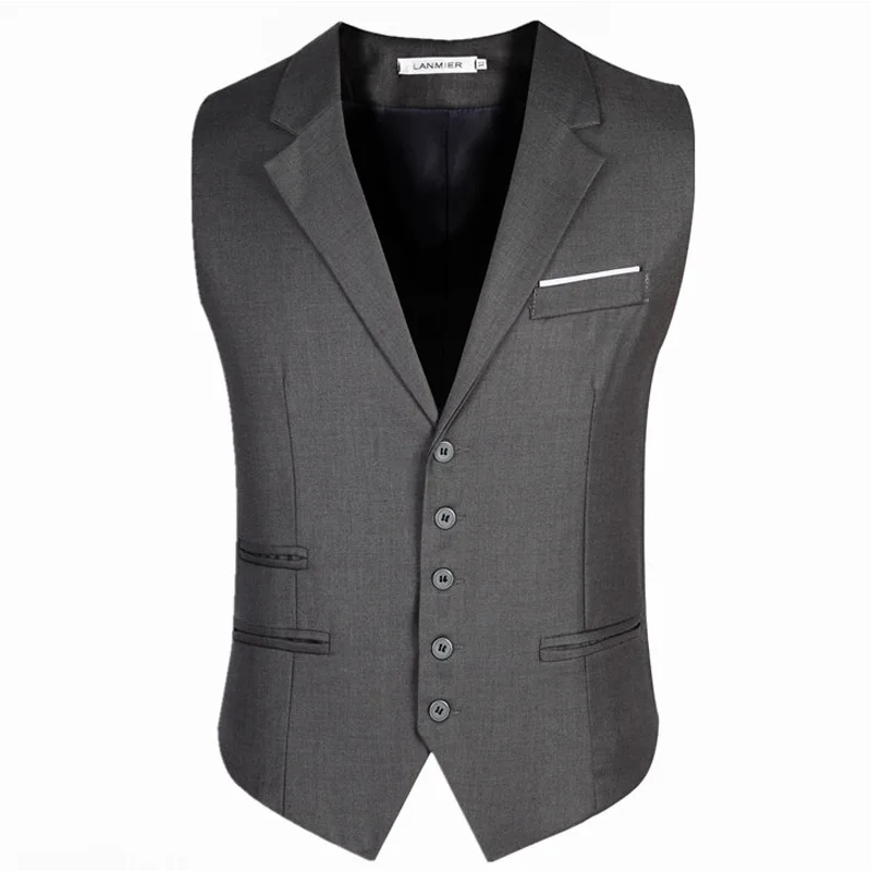 m 6xl robe gilets pour hommes coupe ajustée hommes costume gilet homme gilet homme décontracté sans manches formelle affaires veste grande taille