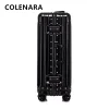 colenara valise de cabine valise à bagages de grande capacité 20 "boîte d'embarquement tout en aluminium et alliage de magnésium 24" 26 "29" bagages pour hommes