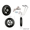 Roues de Remplacement de Valise à Roulettes Flexibles, 1 Pièce