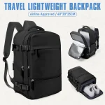Sac à dos cabine de voyage avion 40x20x25, cabine de sac à dos pour valises de voyage Ryanair sac à dos étanche bagage à main antivol