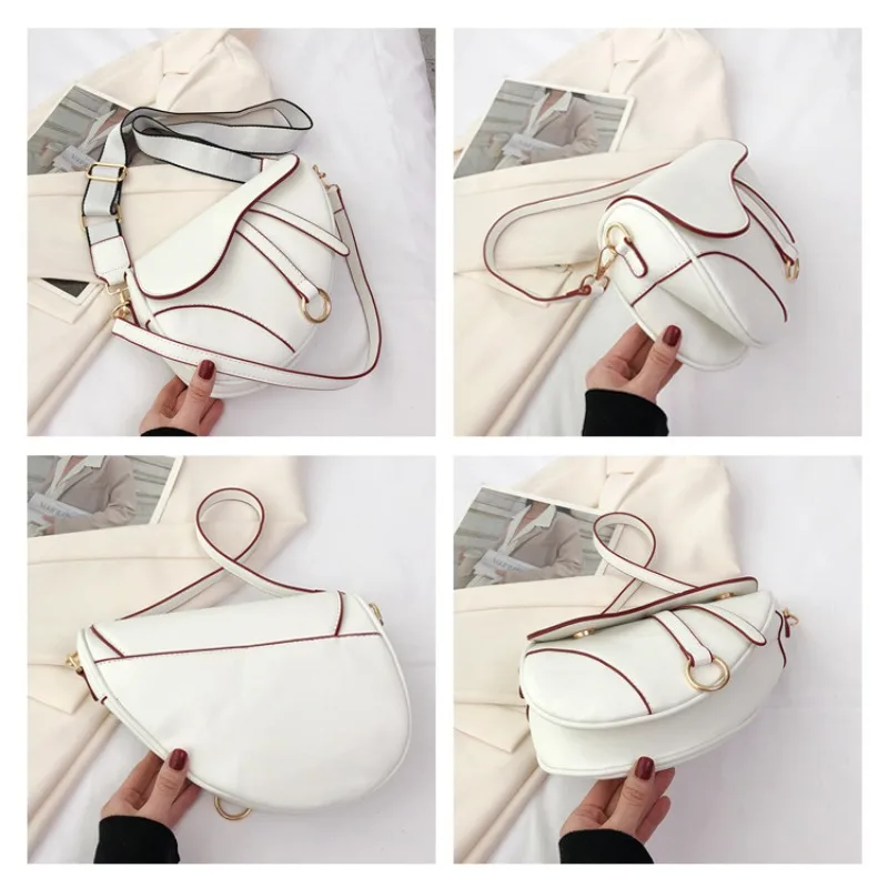 sac à bandoulière de selle vintage chic pour femmes, sac à main tendance sous les bras, accessoire de mode polyvalent de luxe 2025