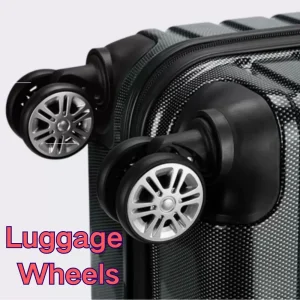 1 paire de roues de valise à 360 degrés, roues muettes, roues pivotantes universelles, outils de roue de chariot personnalisés, accessoires de sac silencieux