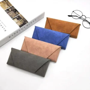 Juste en cuir PU pour lunettes de soleil pour hommes et femmes, étui souple portable pour poudres, accessoires pour lunettes, cadeau pour femme Juste en cuir PU pour lunettes de soleil pour hommes et femmes, étui souple portable pour poudres, accessoires pour lunettes, cadeau pour femme