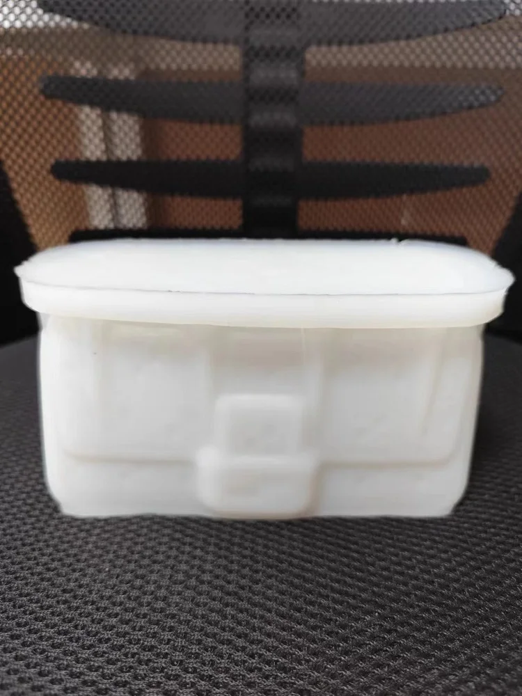 sac à main de luxe de grande taille, valise circulaire, moule en silicone, sac à savon, bougie, fabrication résinue, cadeau souvenir