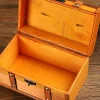 boîte de rangement en bois faite à la main avec serrure, valise vintage, coffre à bijoux de style européen, accessoires de photographie, étuis cadeaux