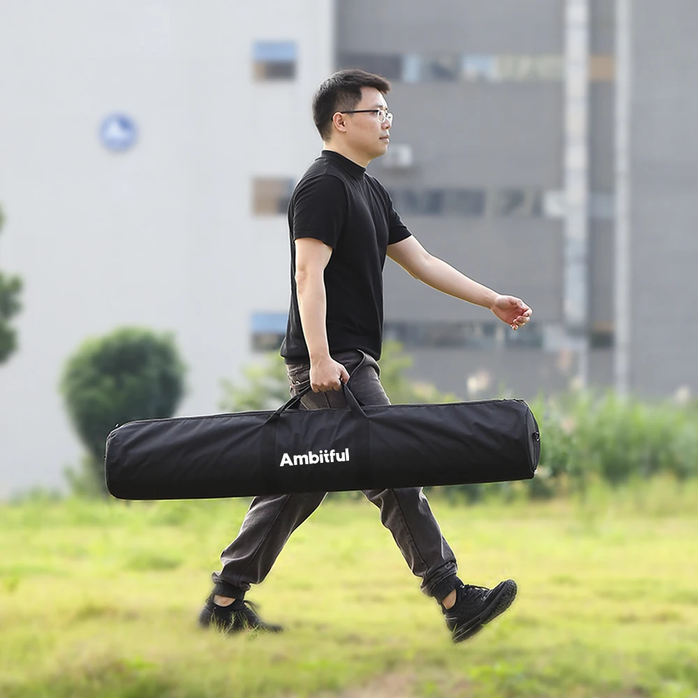 sac de transport rembourré pour appareil photo, monopode, trépied, étui, support léger, sac de transport, parapluie, boîte à lumière, 50cm 125cm