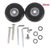 Roues de Bagages de Remplacement pour Valise, Patins à Roulettes, Réparation de Bagages, Degré d&rsquo;Usure Silays euse, 50x18mm