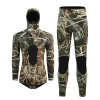 combinaison de plongée pour hommes, 3mm, manches longues, corps complet, thermique, chaude, pour la plongée en apnée et la pêche