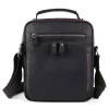 nouveau cuir véritable hommes vintage sacs à main petit rabat hommes sac à bandoulière décontracté bureau sacs de messager mode sac à bandoulière