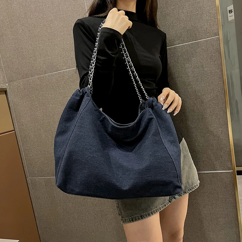 sac a mains femme sac de luxe femme sac luxe célèbre marque joinitiated sacs fourre tout en tissu denim pour femmes, sacs à main de créateur de luxe, grand style chic, document pur, acheteurs de grande capacité, 2023